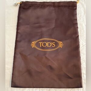 New Tod's Brown Dust Bag